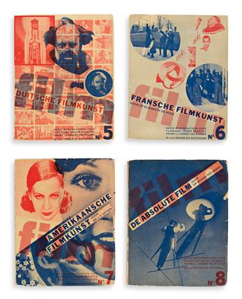 ZWART, PIET. Serie Monografieen over Filmkunst. Rotterdam: W.L. & J. Brusses Uitgeversmaatschappij N.V., 1931-1933.